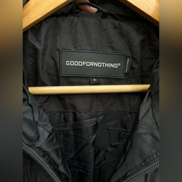 Goodfornothing UK  Shawfield Puffer Black Jacket - Picture 4 of 7